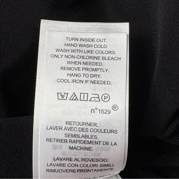 Ralph Lauren Black Label Matte Stretch Jersey Dress Size 12 Black Lined *READ - Picture 14 of 14